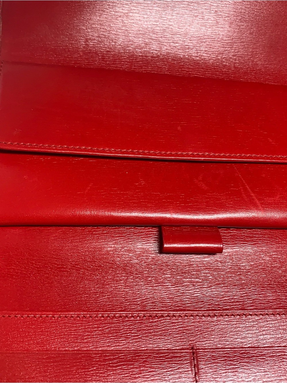 Louis Vuitton Red Textured Epi Leather Long Wallet - Picture 6 of 17
